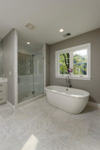 Meridian Homes - Infill Custom Home Bethesda - Master Bathroom