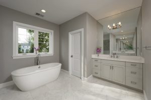 Meridian Homes - Infill Custom Home Bethesda - Master Bathroom