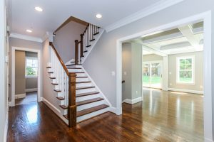 Meridian Homes - Infill Custom Home Bethesda - Stairway