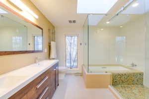 Meridian Homes - Remodeled Contemporary Master Bathroom-Potomac