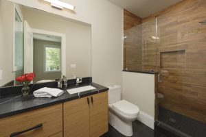 Meridian Homes - Custom Home Modern Bathroom