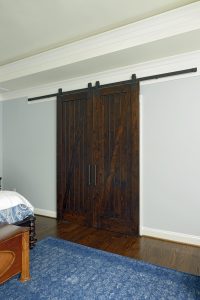 Meridian Homes - Master Bedroom Barn Doors - Closed