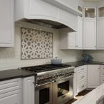 Arts And Crafts Styling With A Modern Flair In Bethesda - Kitchen Stove and Backsplash