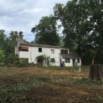 Arts And Crafts Styling With A Modern Flair In Bethesda - Old House Before Construction