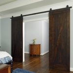 Arts And Crafts Styling With A Modern Flair In Bethesda - Master Bedroom Barn Doors