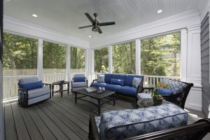 Arts And Crafts Styling With A Modern Flair In Bethesda - Screened In Porch