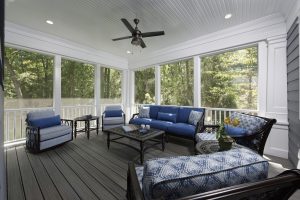 Arts And Crafts Styling With A Modern Flair In Bethesda - Screened In Porch