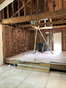 Meridian Homes Kitchen & Breakfast Room During Renovation-Potomac