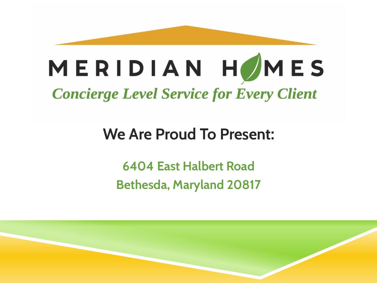 6404 East Halbert Road, Bethesda, Maryland Brochure – Available Now