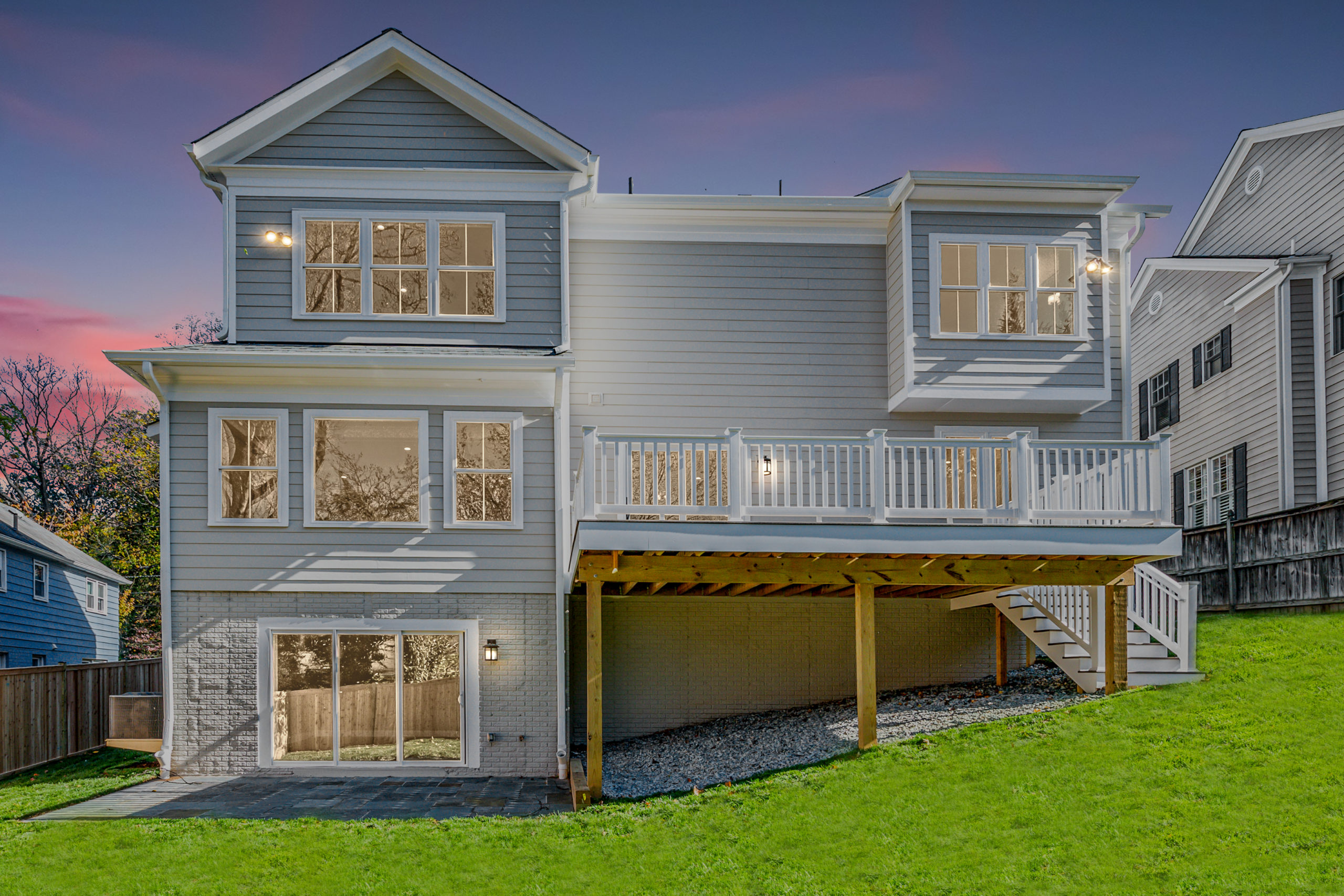Rear Exterior – East Halbert – Twilight