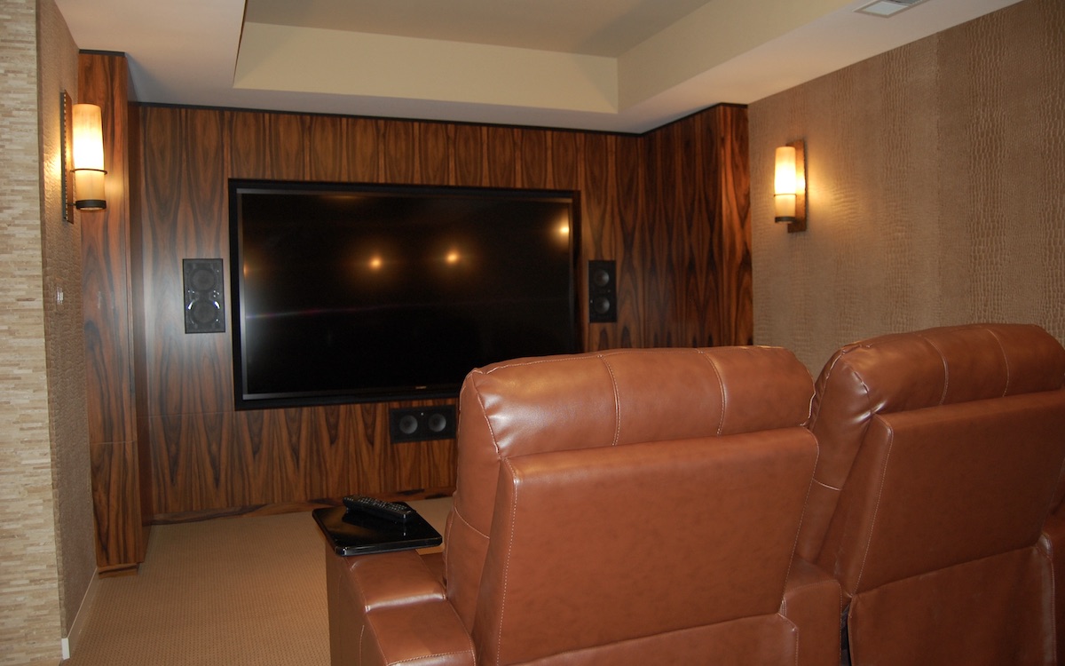 Basement With New State-Of-The-Art Media Room