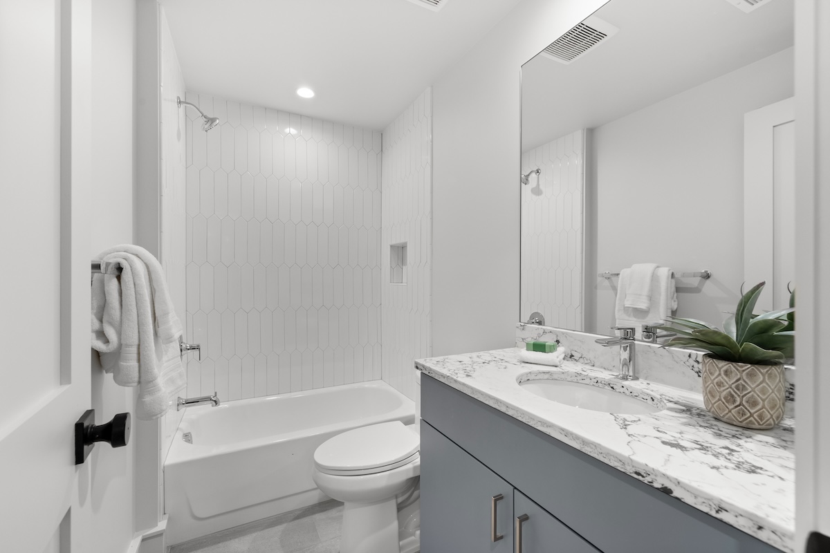 7715 Radnor Road – Lower Level Bathroom – Meridian Homes – 1 – Resized