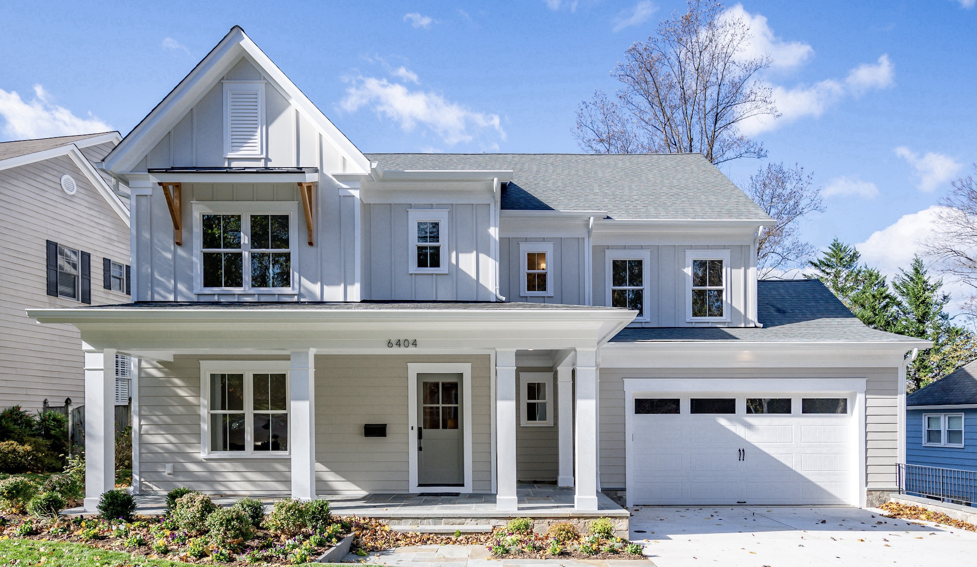 Meridian Homes-Custom Home Exterior-Bethesda