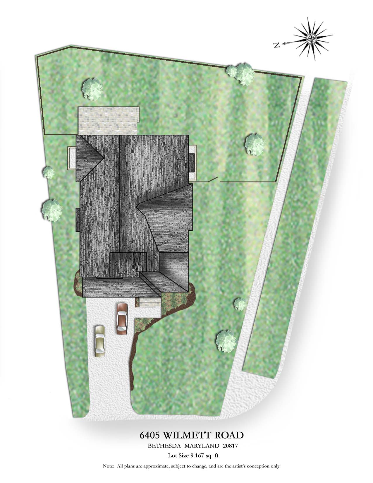 Site Plan 6405 Wilmett Road Bethesda MD