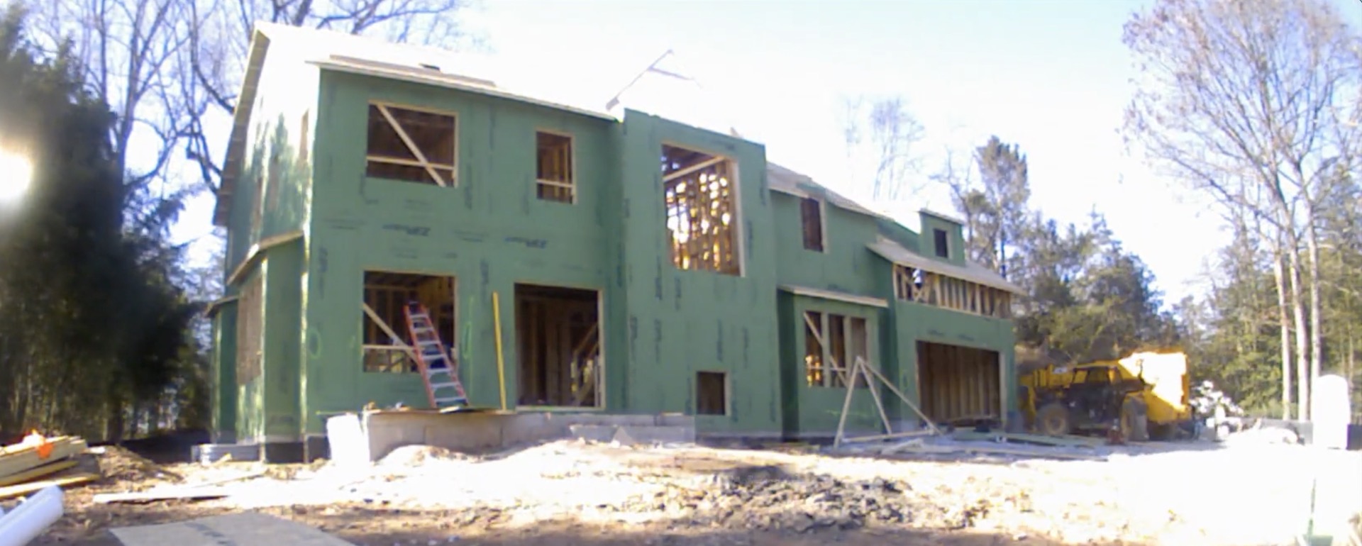 Custom Home Under Construction In Bethesda – Time Lapse Video – Header Image
