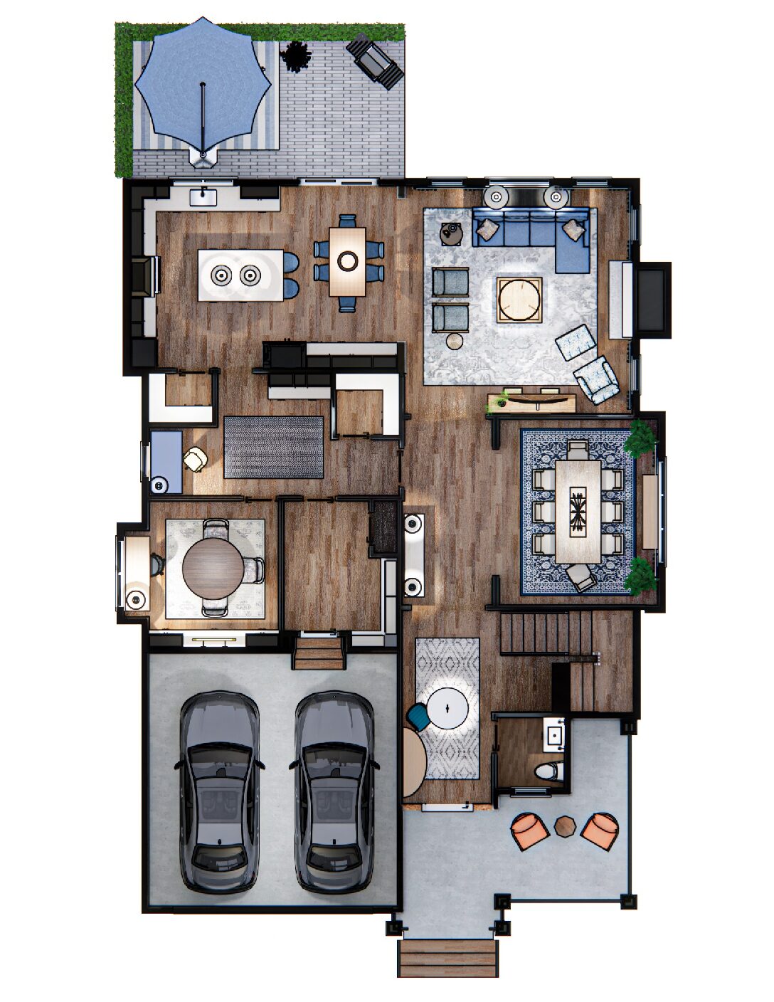 6405 Wilmett Road Bethesda_Conceptual Interior Design Plans_Combined_July 2022