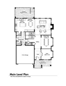 5813 Melvern Drive - Main Level Floor Plan