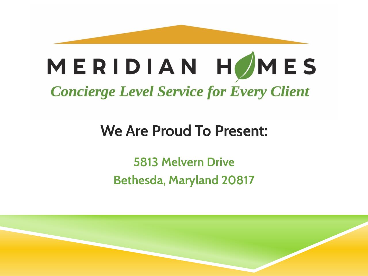 5813 Melvern Drive, Bethesda, Maryland Brochure – Now Available -1
