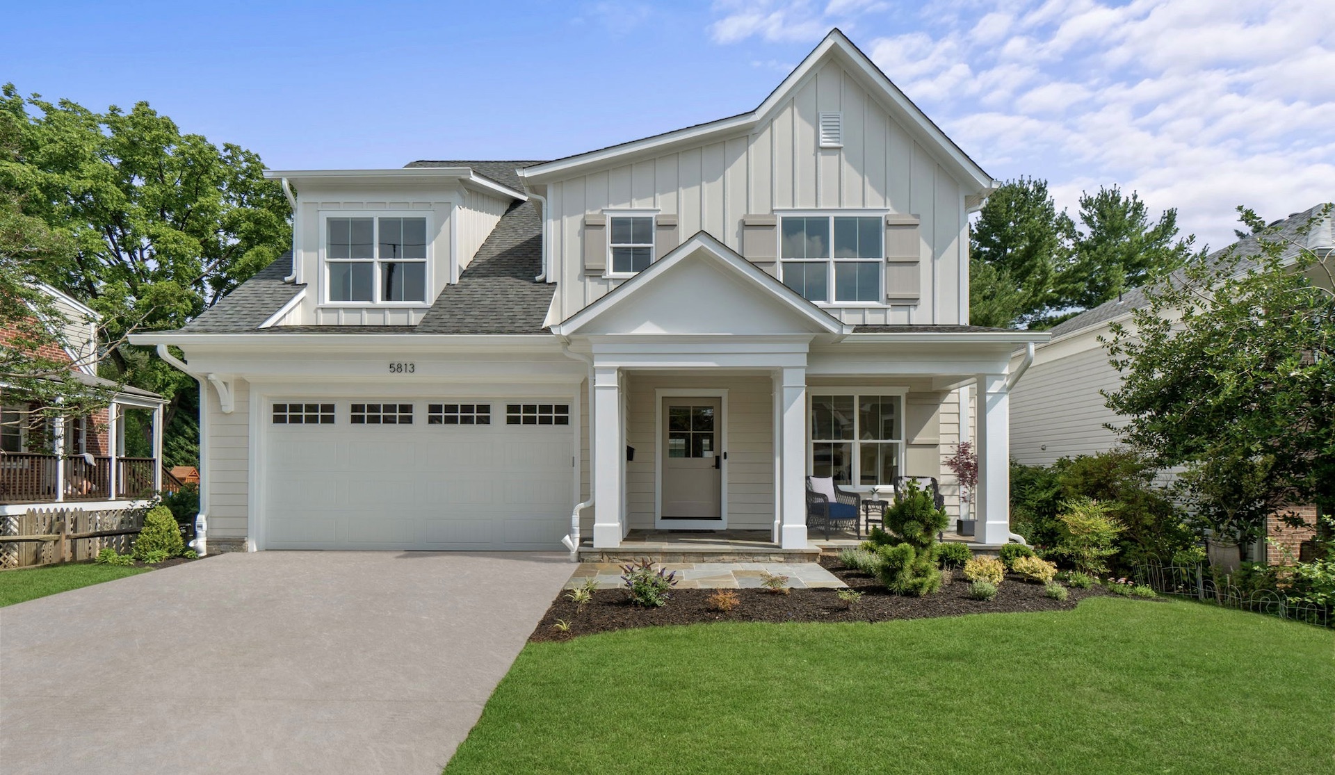 Exterior – Front – 5813 Melvern Drive Bethesda MD 20817- New Retouched – Virtually Staged – 3 – Resized – Slideshow Image