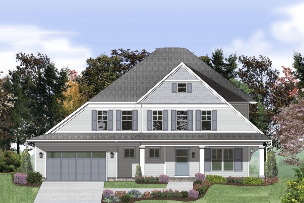 Front Elevation - 10225 Farnham Drive Bethesda - Rendering - Featured Image
