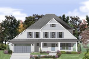 Front Elevation - 10225 Farnham Drive Bethesda - Rendering - Featured Image